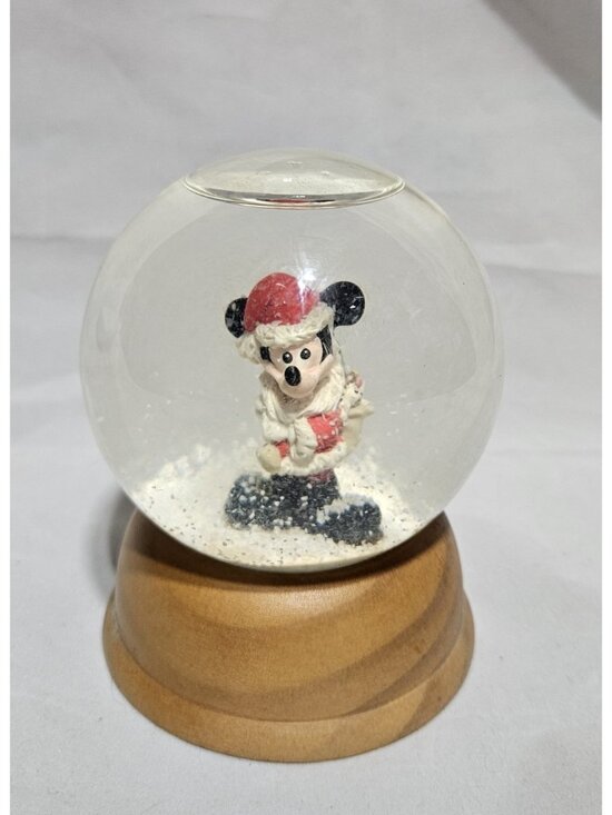 Disney Other - Vintage Disney NE Limited Edition Crystal Christmas Snow Globe Mickey Mouse 1989
